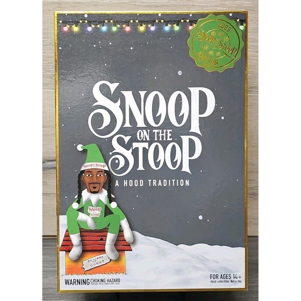 Snoop On The Stoop A Hood Tradition Green Plush Doll 2025 EDITION